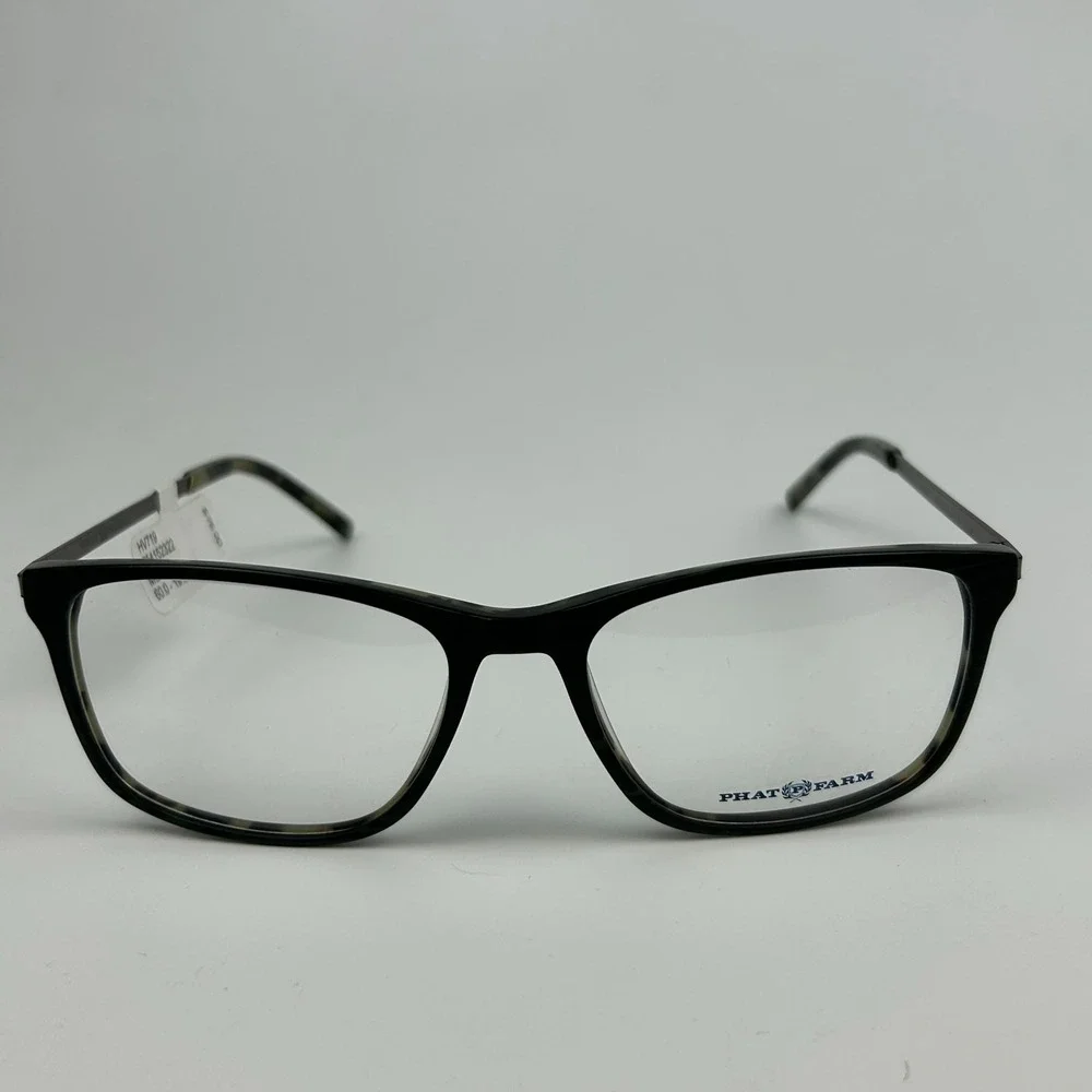 Phat Farm HV719 Unisex Adults Eyeglasses Frame Olive Green Cat Eye 60-19-155 mm